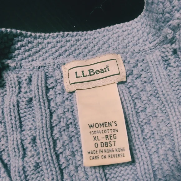 L.L. Bean | PRICE DROP! 🔥 Button Down Cableknit Cardigan - Picture 8 of 10